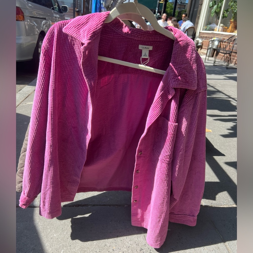 L.L. Bean Pink Corduroy Jacket